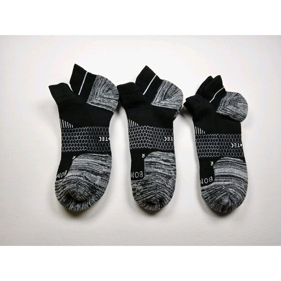 Bombas Hex-Tec Athletic Ankle Socks Lot Of 3 Pairs Size L - Picture 1 of 2